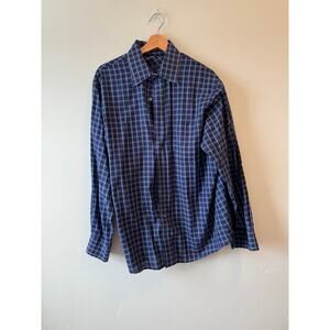 Men's MICHAEL Michael Kors Blue Plaid Button Down Shirt